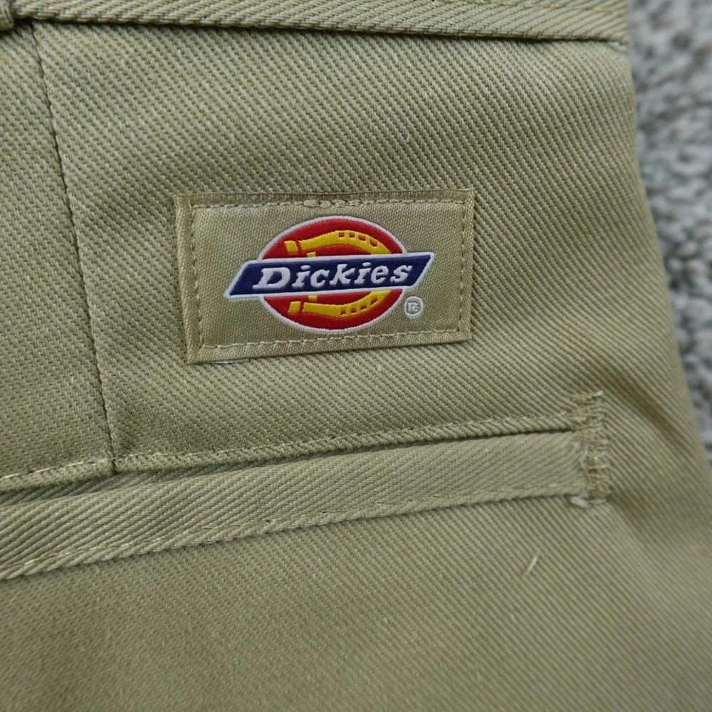 NEW Dickies Pants Mens 32X29 Beige Tan Brown 874 Chino Trouser Flat Front Work